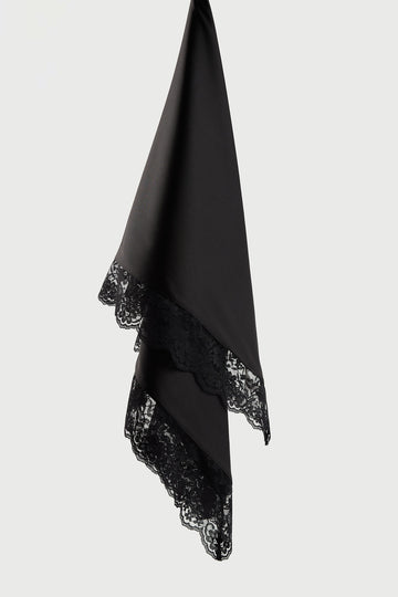 Perfect Stranger Aino Lace Scarf Black
