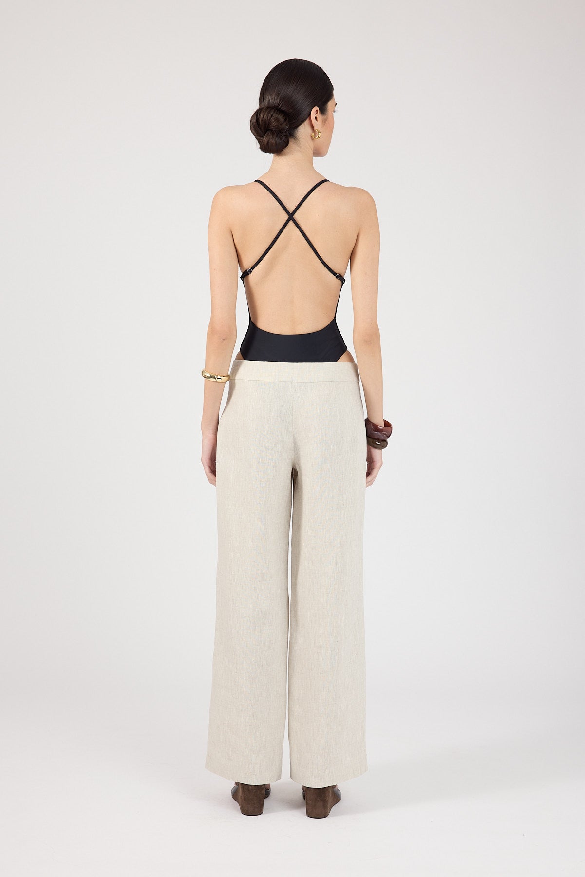 Perfect Stranger Lumi Backless One Piece Black