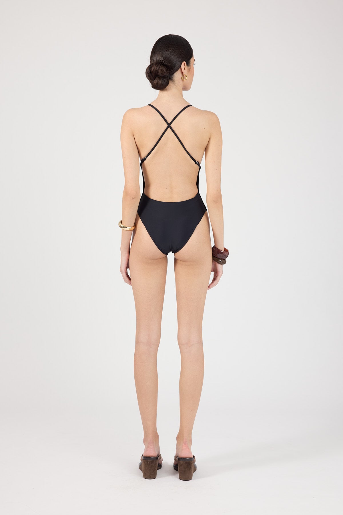 Perfect Stranger Lumi Backless One Piece Black