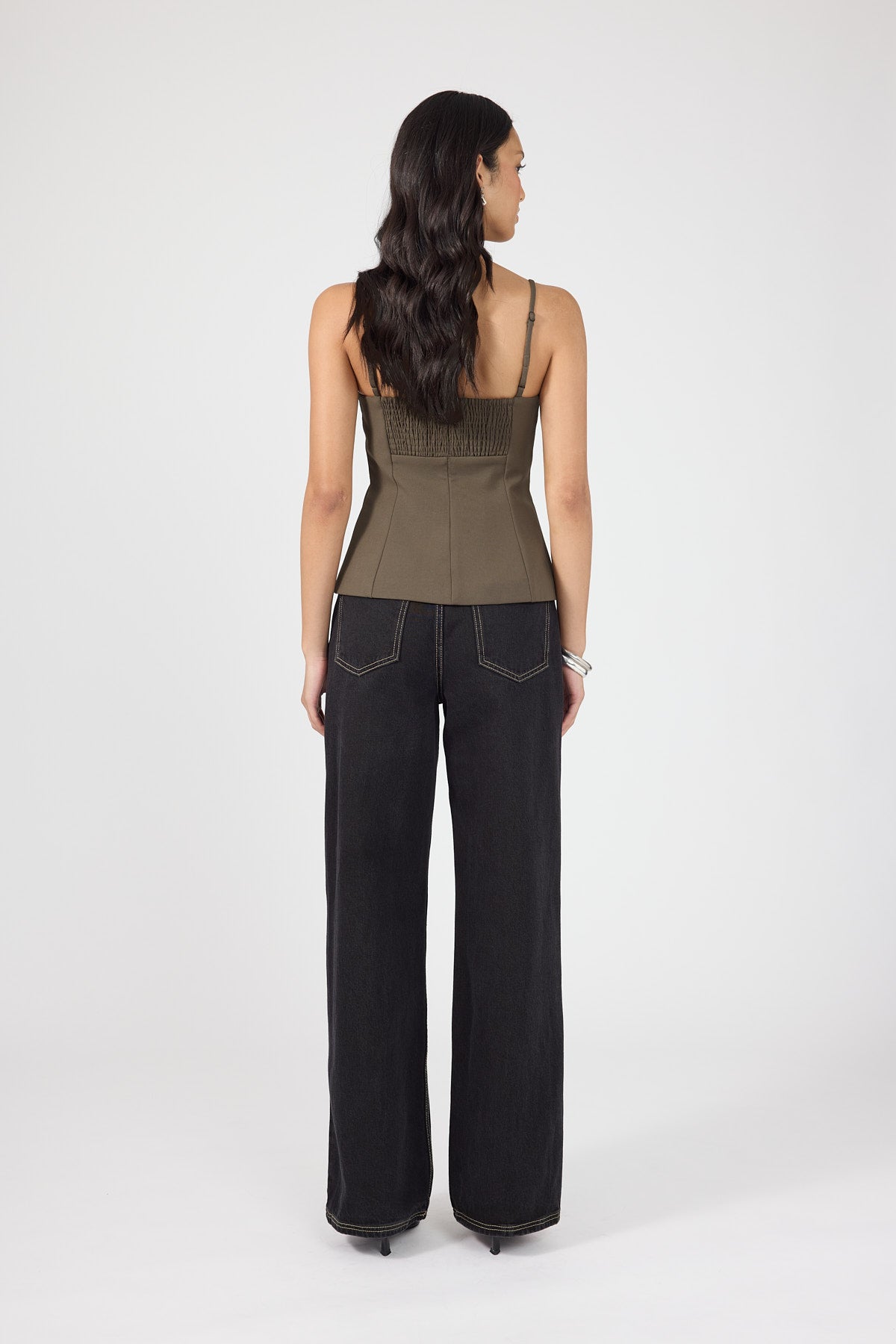 Perfect Stranger Vaila Bodice Top Taupe