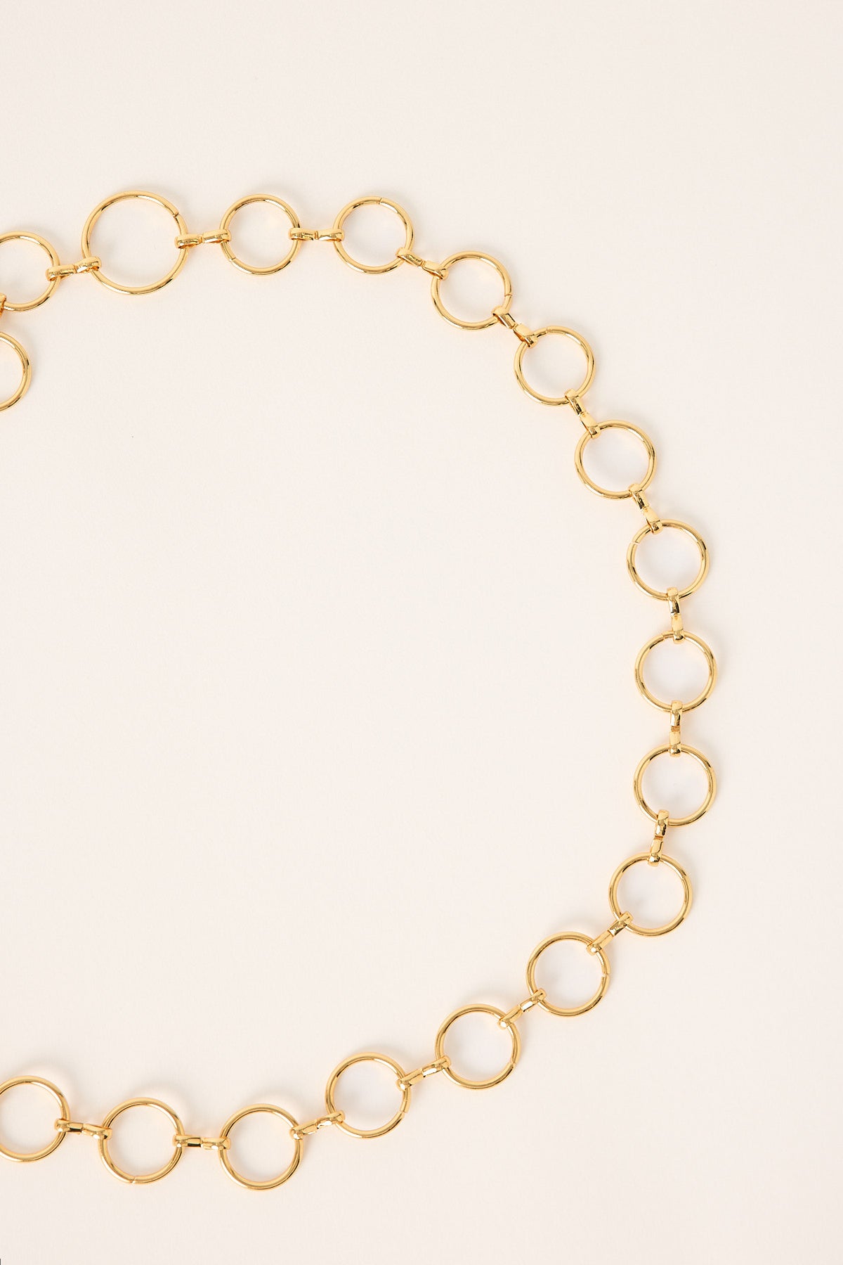 Perfect Stranger Solea Chain Belt Gold