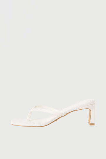 Billini Madina Heel Ivory Linen
