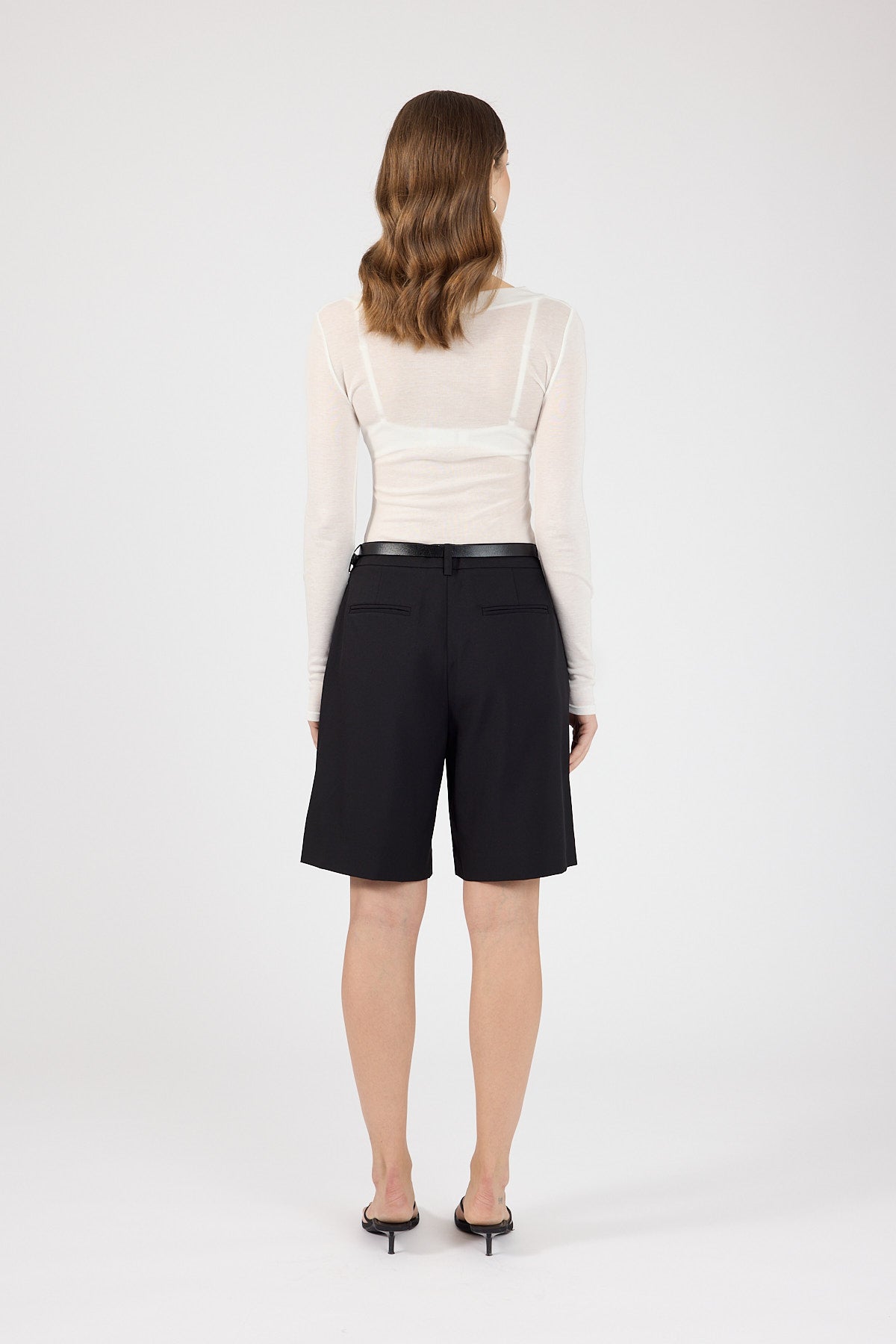 Perfect Stranger Jordi Tailored Longline Short Black