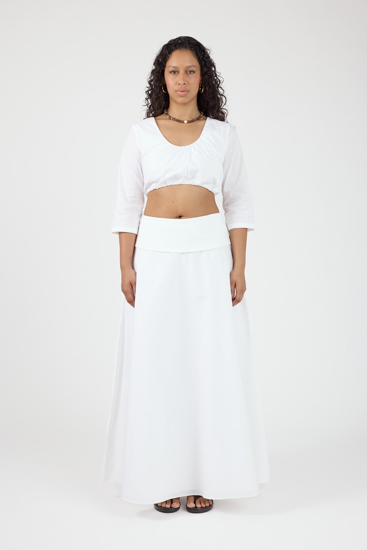 Perfect Stranger Vivienne Maxi Skirt White