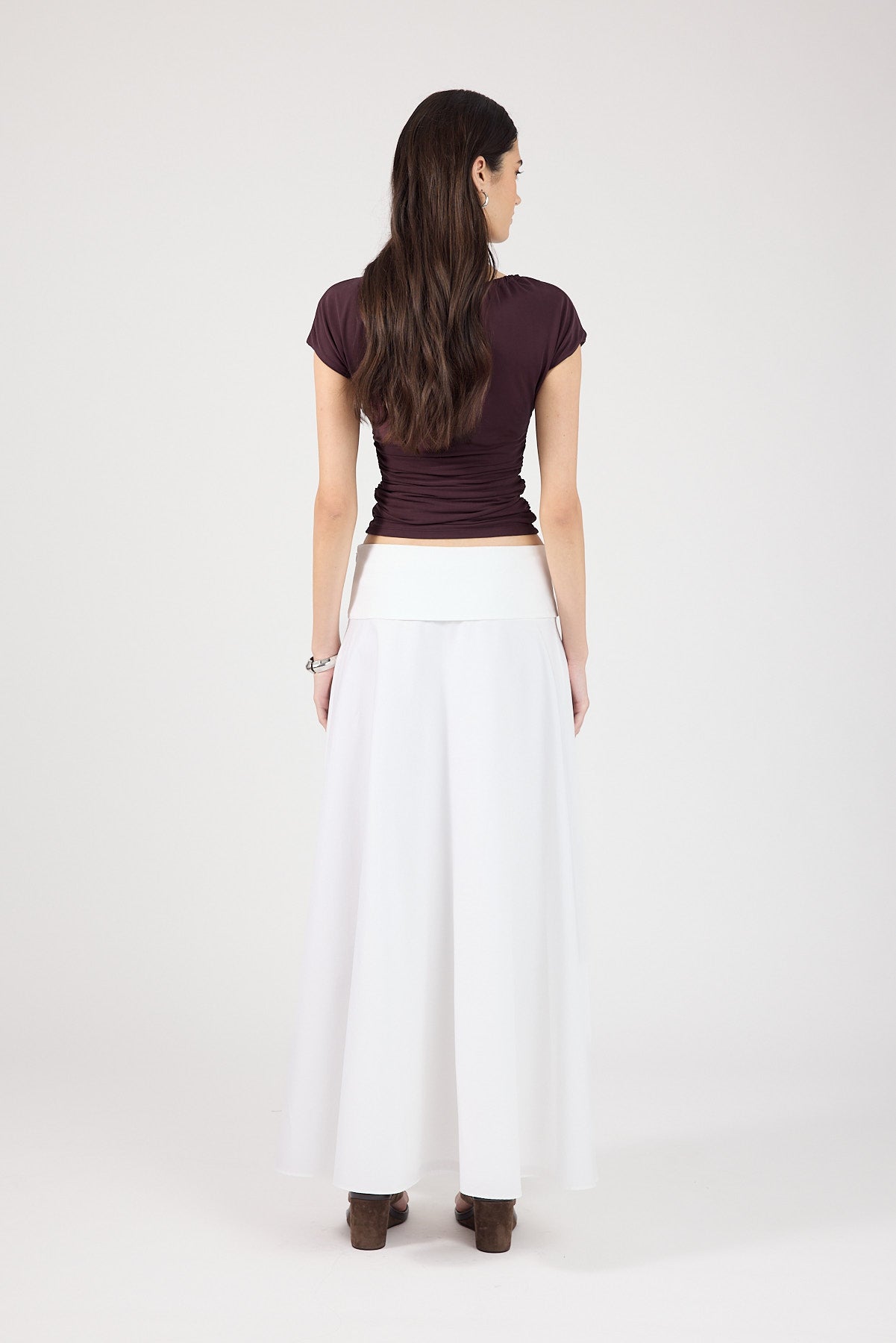 Perfect Stranger Vivienne Maxi Skirt White