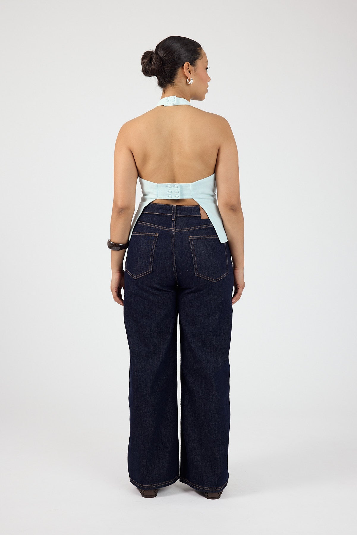 Perfect Stranger Posey Halter Top Seafoam