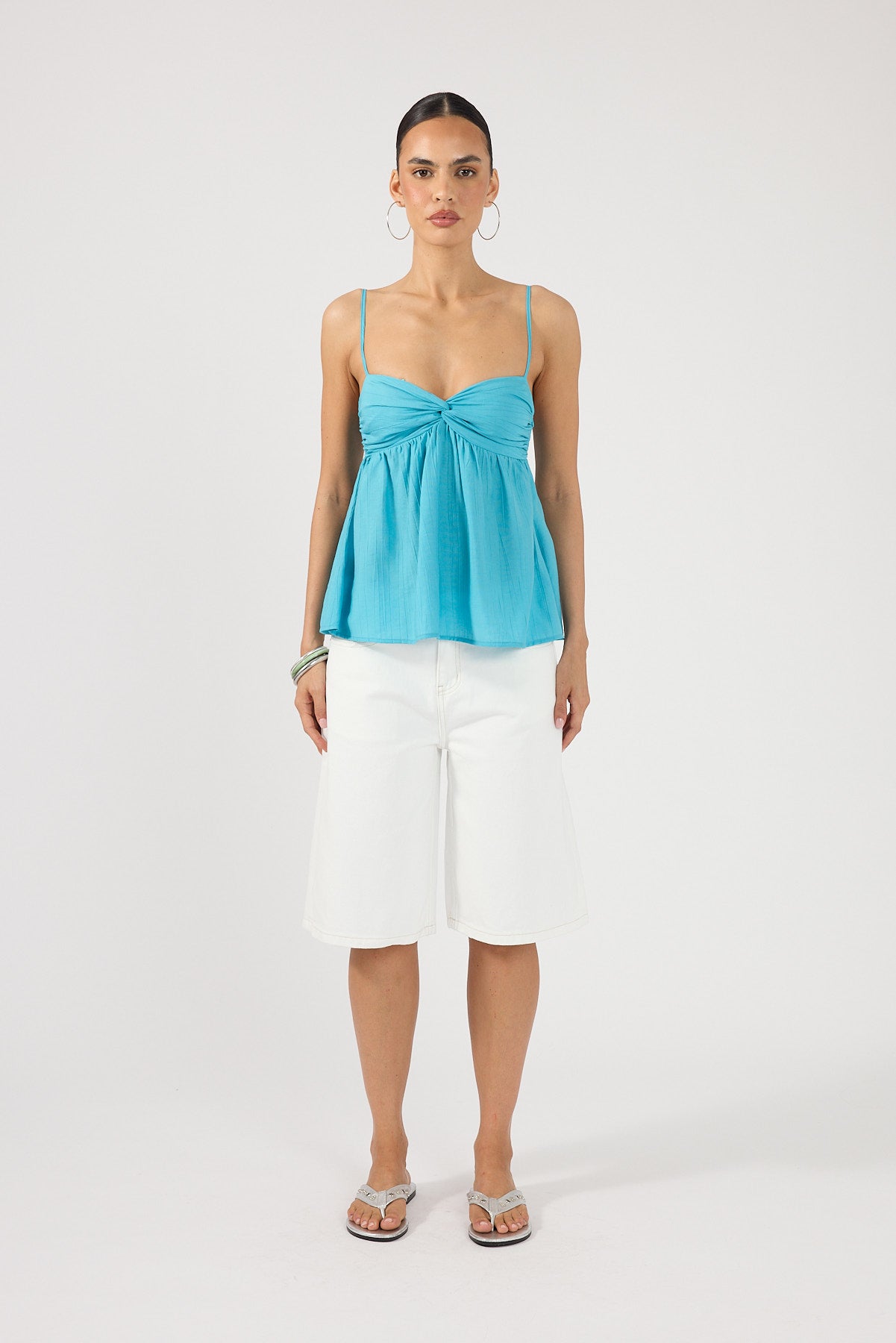 Perfect Stranger Vera Cami Top Turquoise