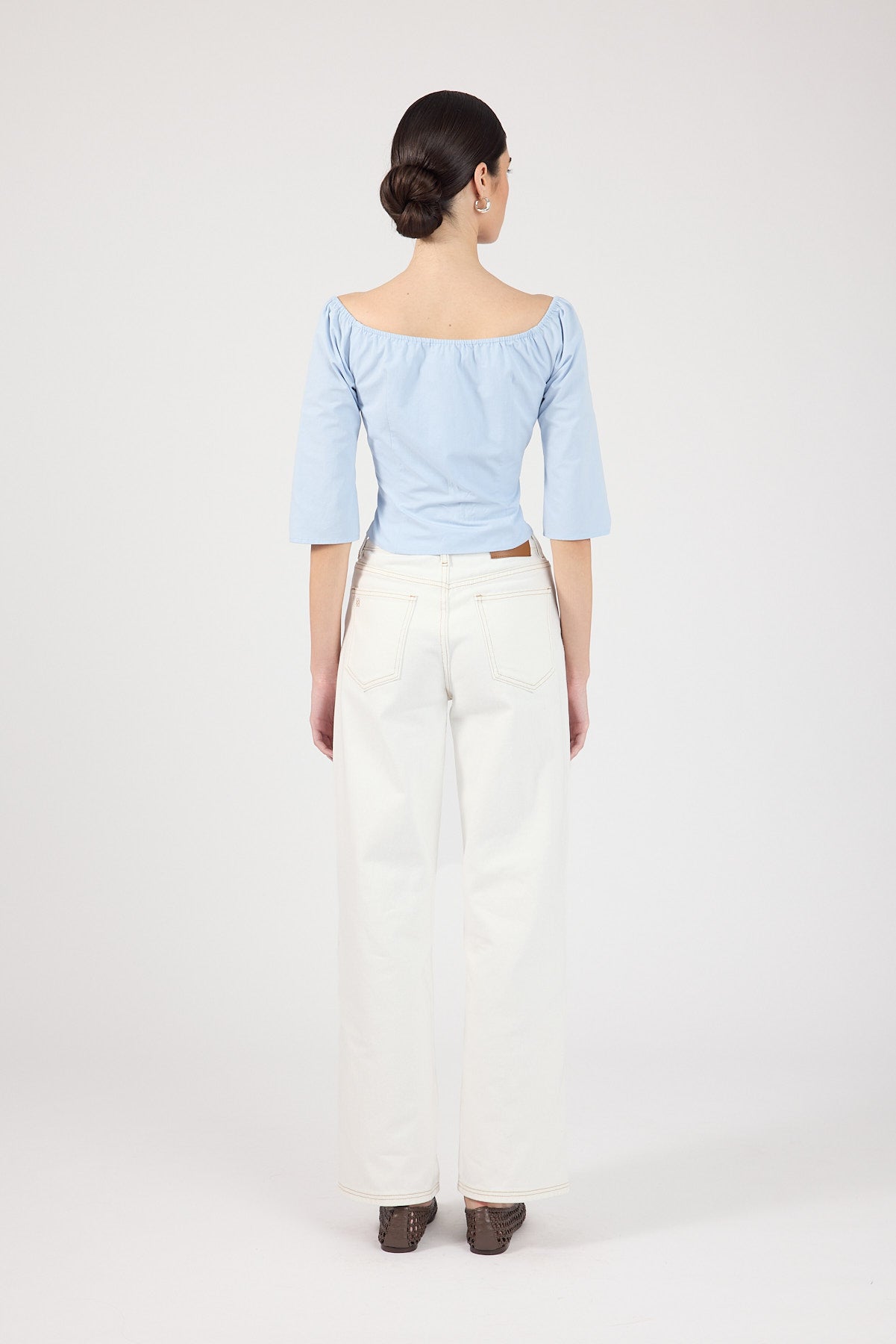 Perfect Stranger Marshall 3/4 sleeve shirt Blue