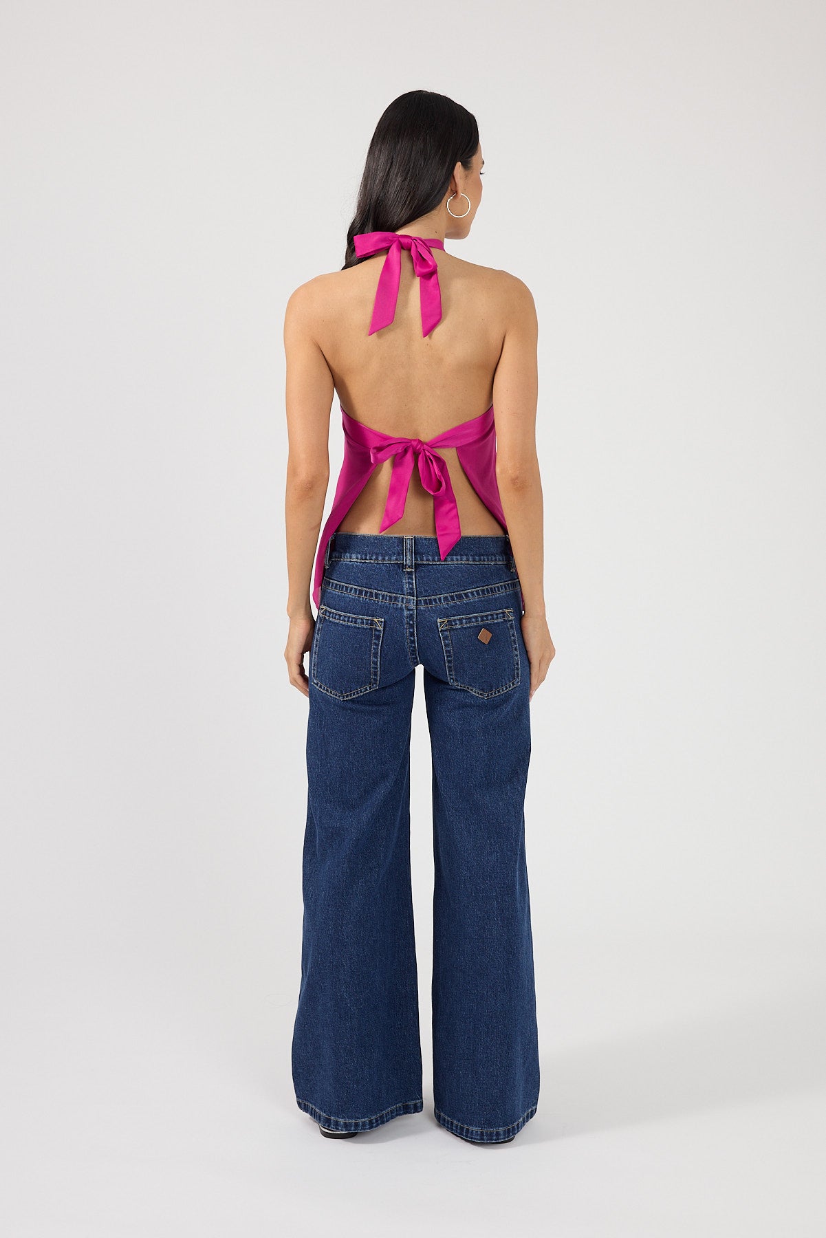Perfect Stranger Lyra Halter Top Magenta