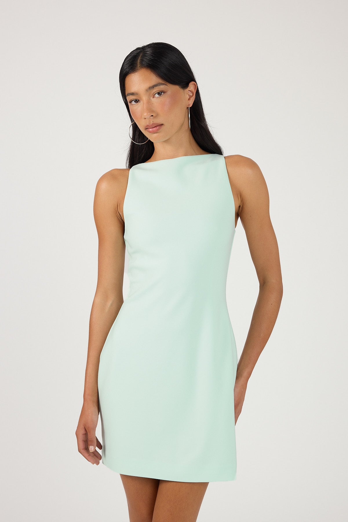 Perfect Stranger Adele Mini Dress Mint