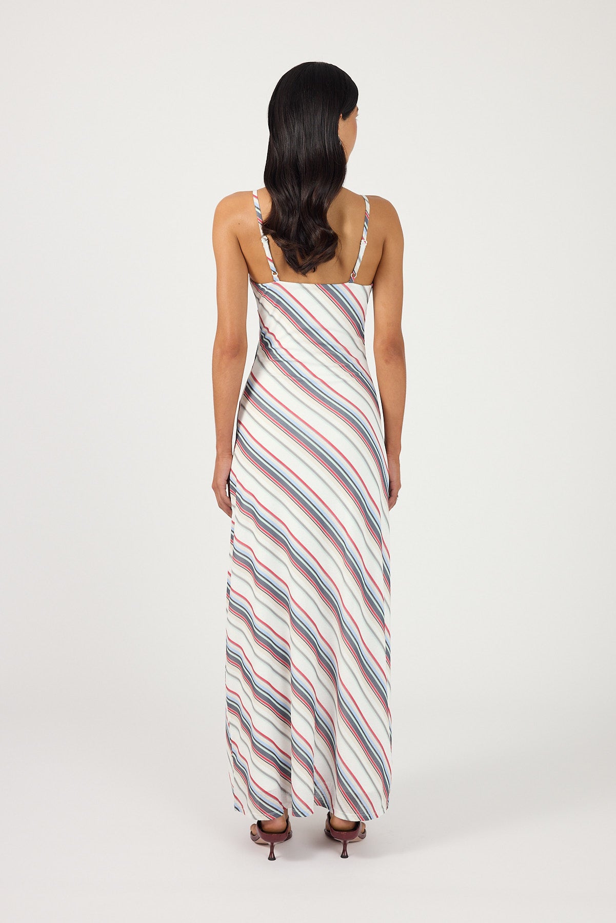 Perfect Stranger Cassie Stripe Maxi Dress Multi Stripe
