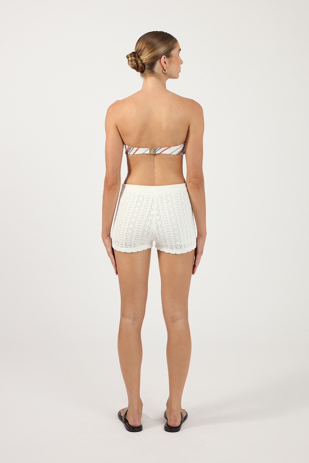 Perfect Stranger Cassie Strapless Bikini Top Multi Stripe