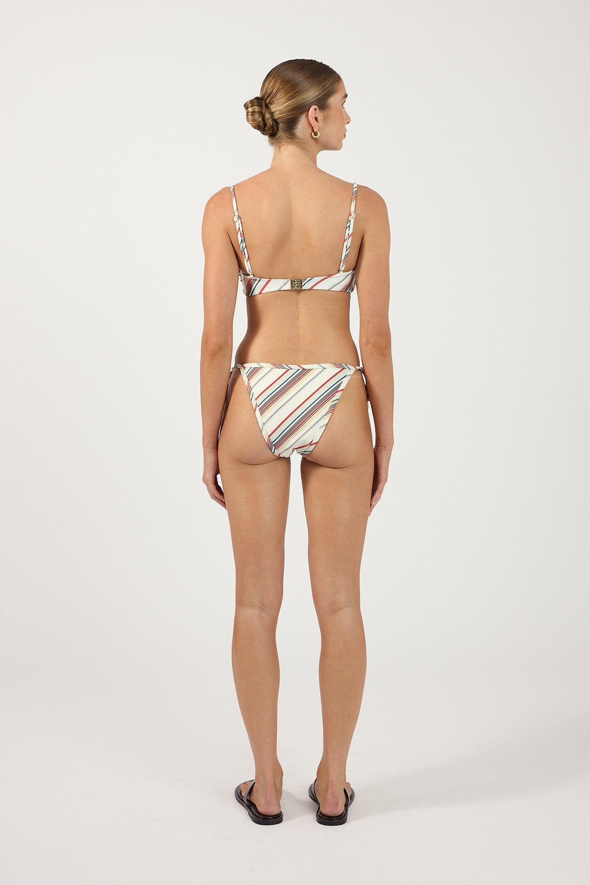 Perfect Stranger Cassie Strapless Bikini Top Multi Stripe