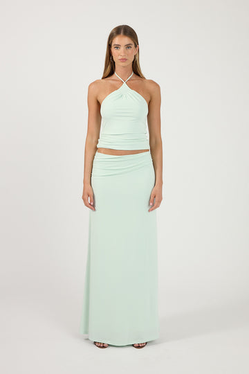 Perfect Stranger Asha Maxi Skirt Mint