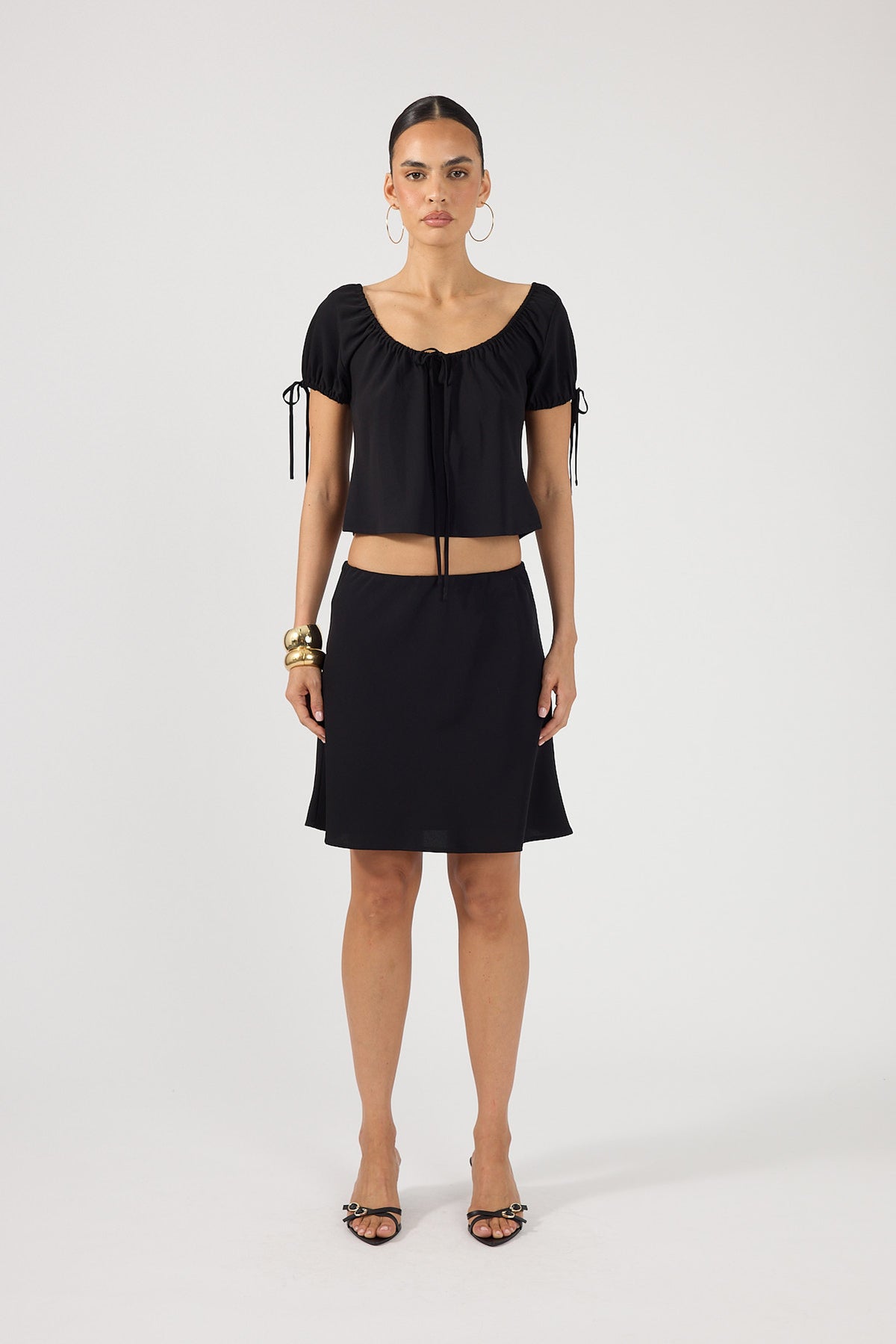 Perfect Stranger Tessa Mini Skirt Black