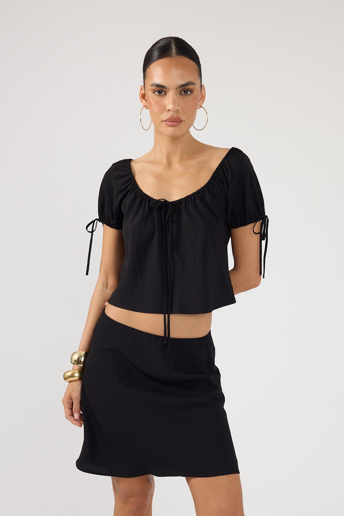 Perfect Stranger Tessa Mini Skirt Black