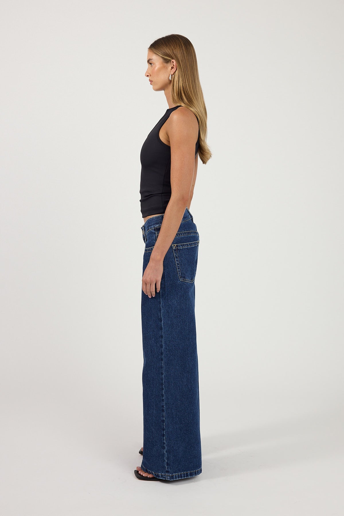 Perfect Stranger Elsie Tank Top Black