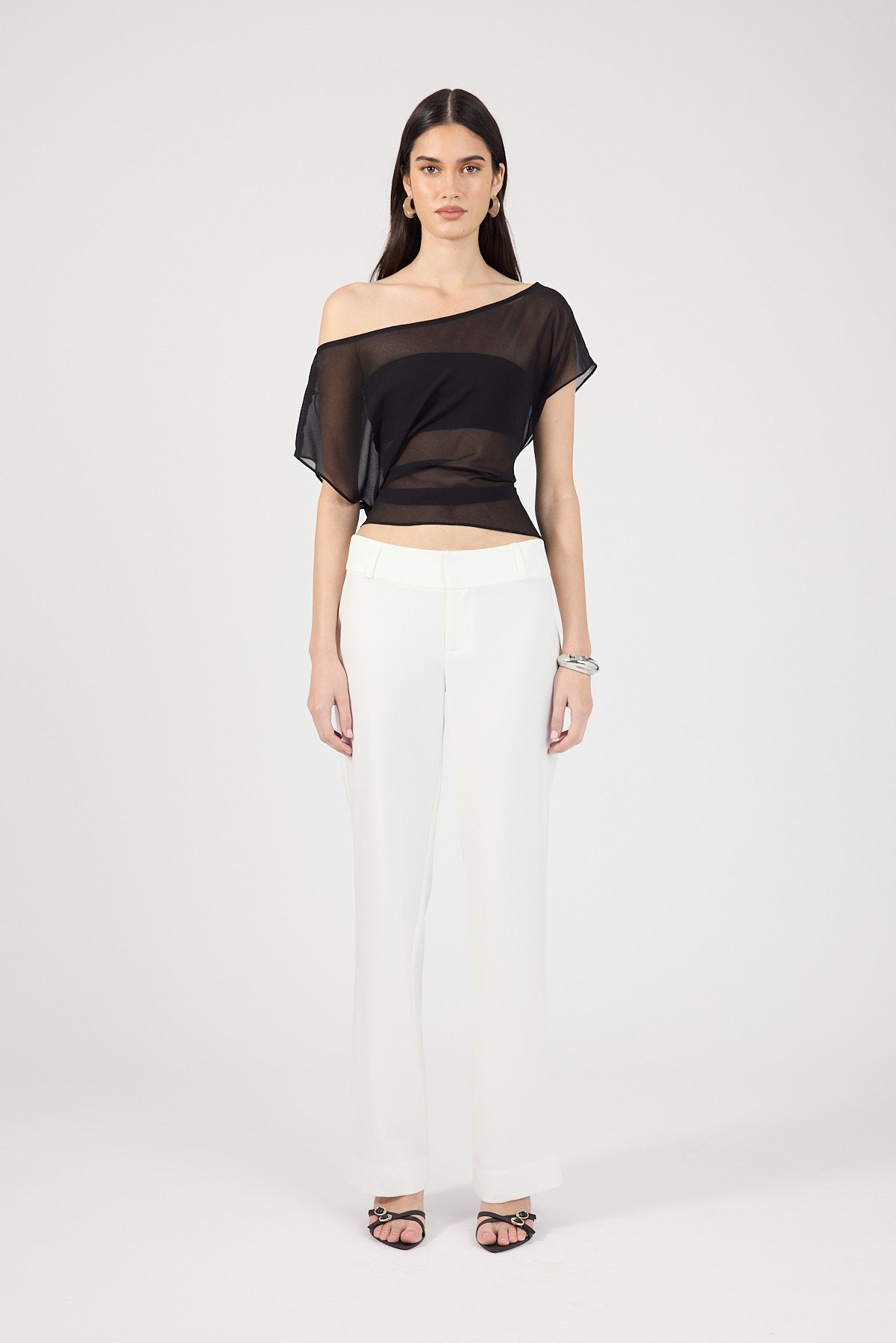 Perfect Stranger Tala Mid Rise Pant White