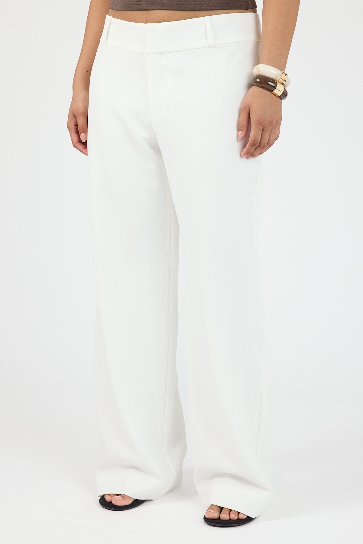 Perfect Stranger Tala Mid Rise Pant White