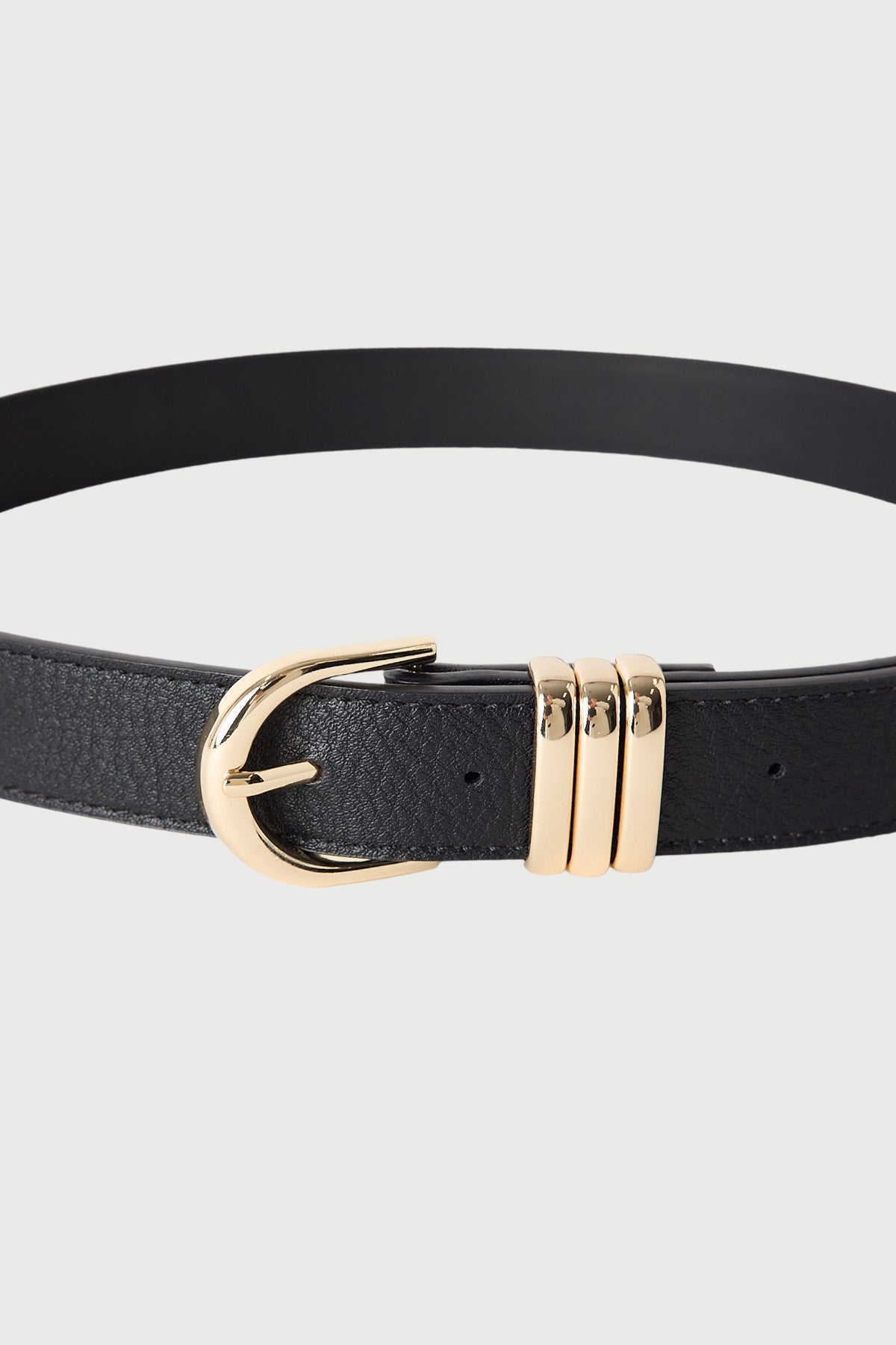 Peta + Jain Rosie Black PU Gold