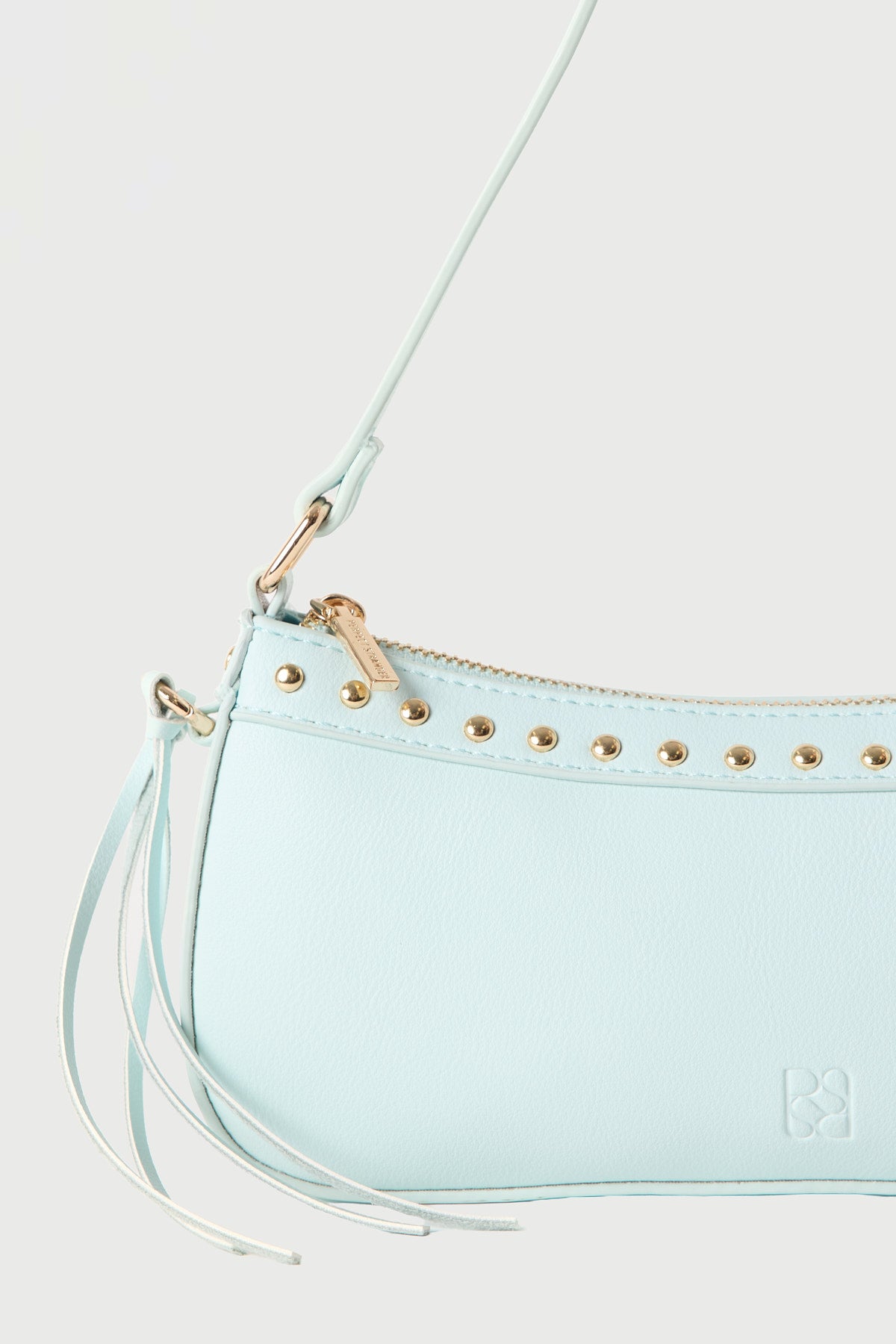 Perfect Stranger Zelie Studded Shoulder Bag Blue