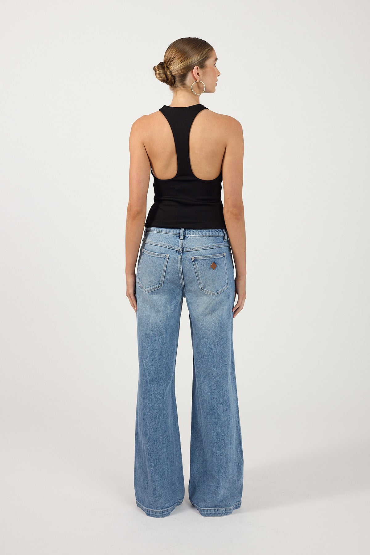 Perfect Stranger Emery T-Back Top Black
