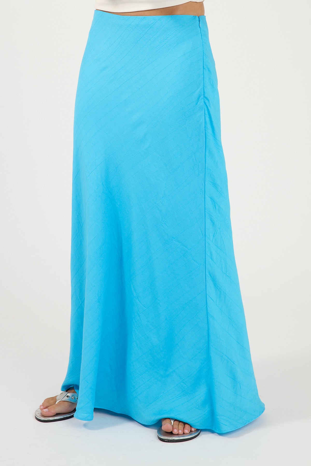 Perfect Stranger Aspen Maxi Skirt Blue