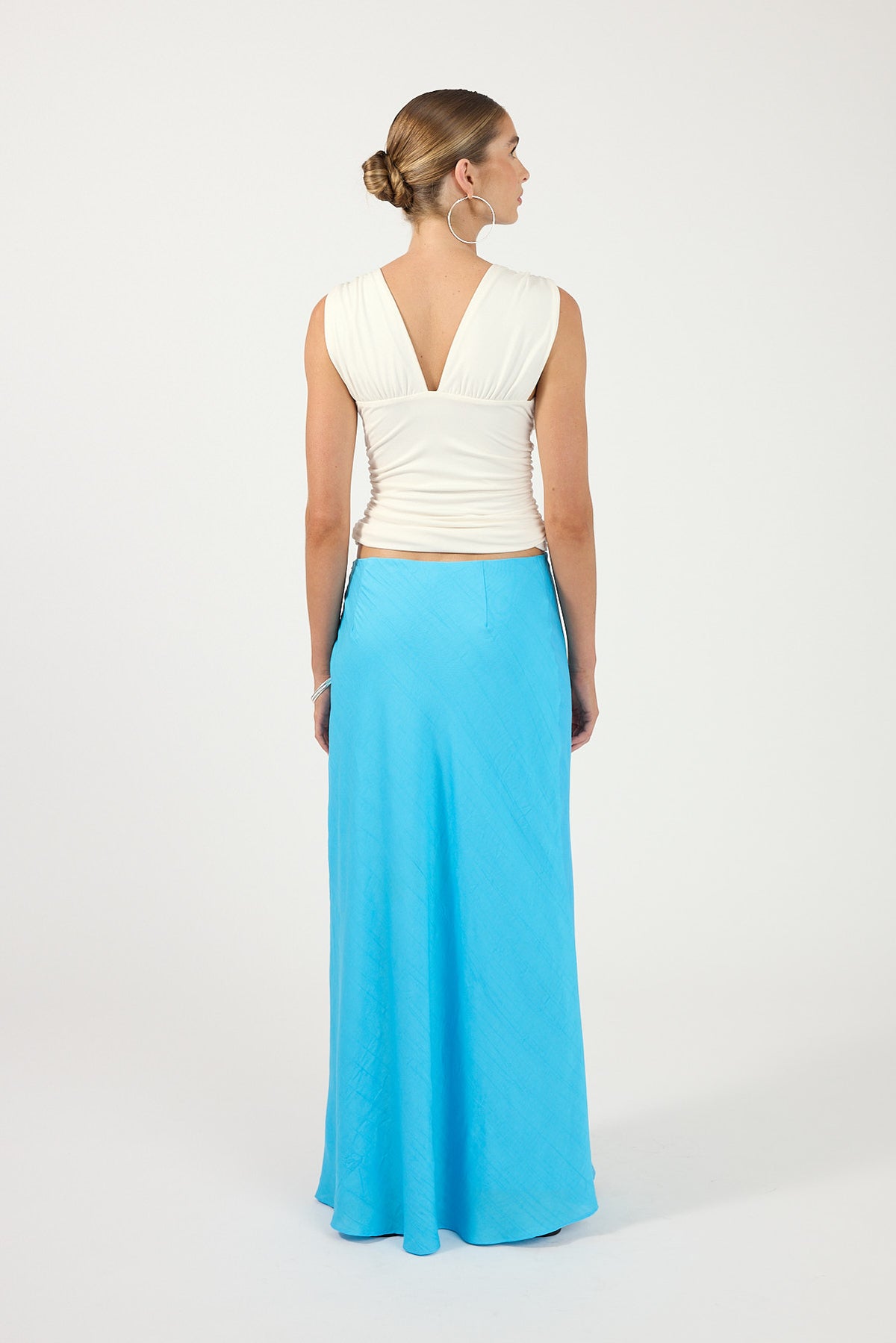 Perfect Stranger Aspen Maxi Skirt Blue