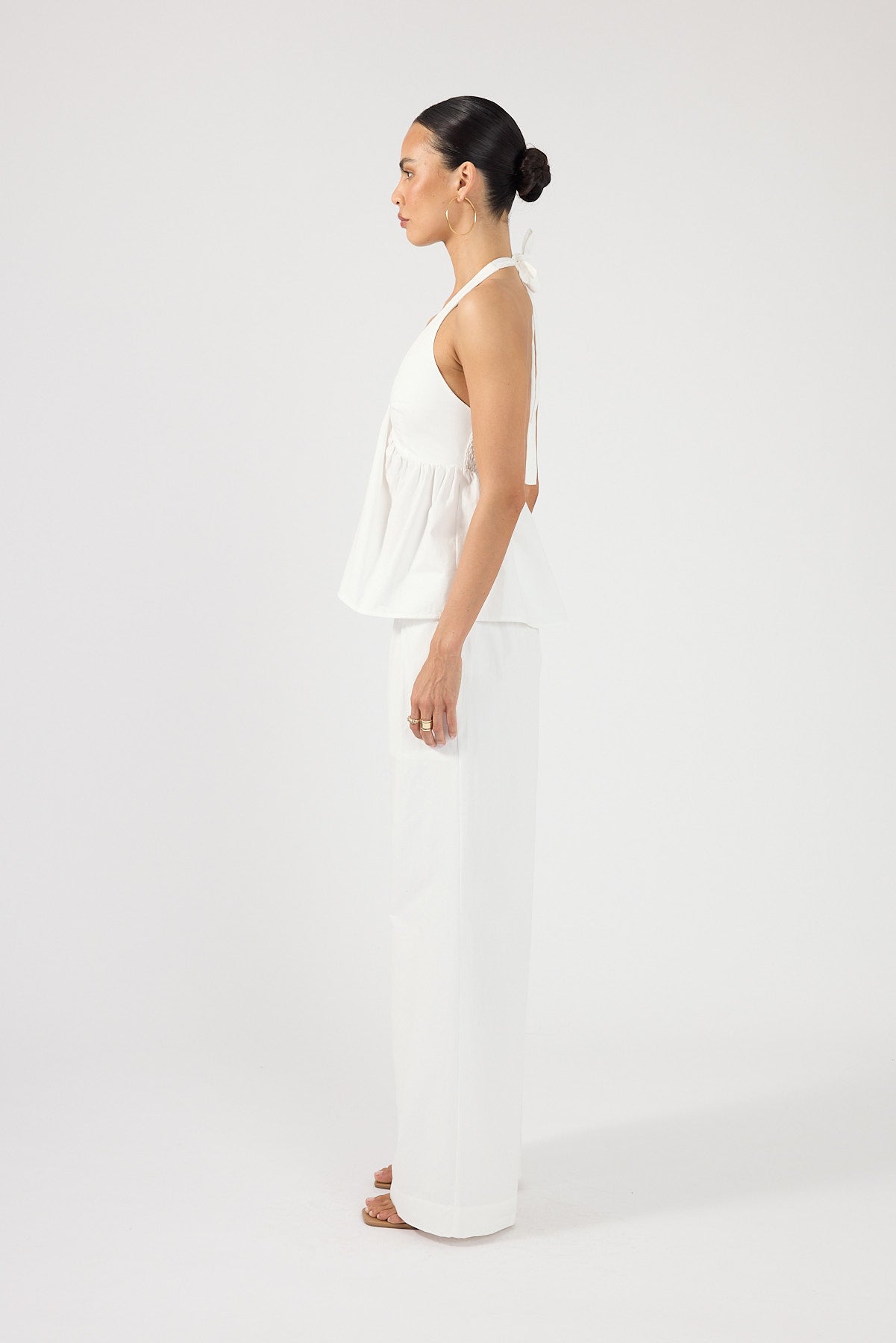 Perfect Stranger Zola Halter Top White