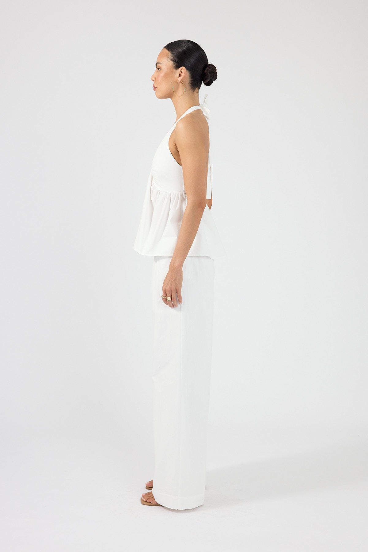 Perfect Stranger Zola Cotton Pant White