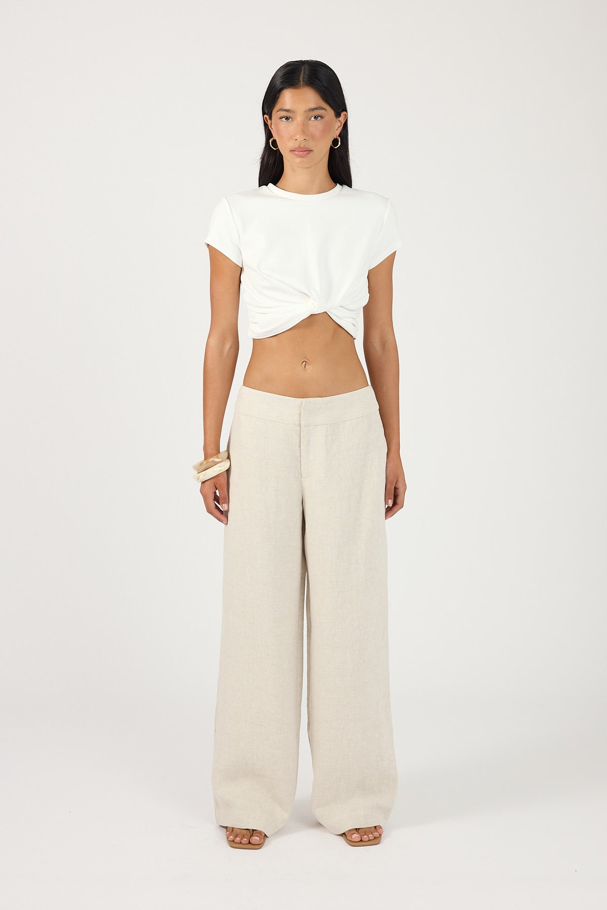Perfect Stranger Yuri Cropped T-shirt White