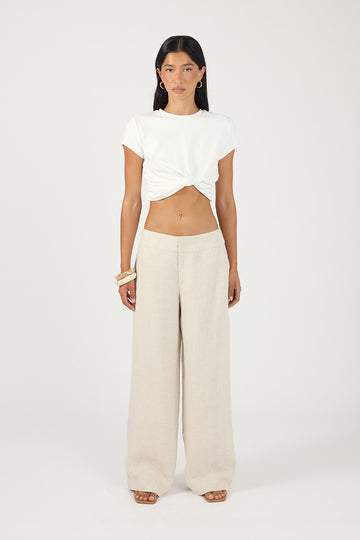 Perfect Stranger Yuri Cropped T-shirt White