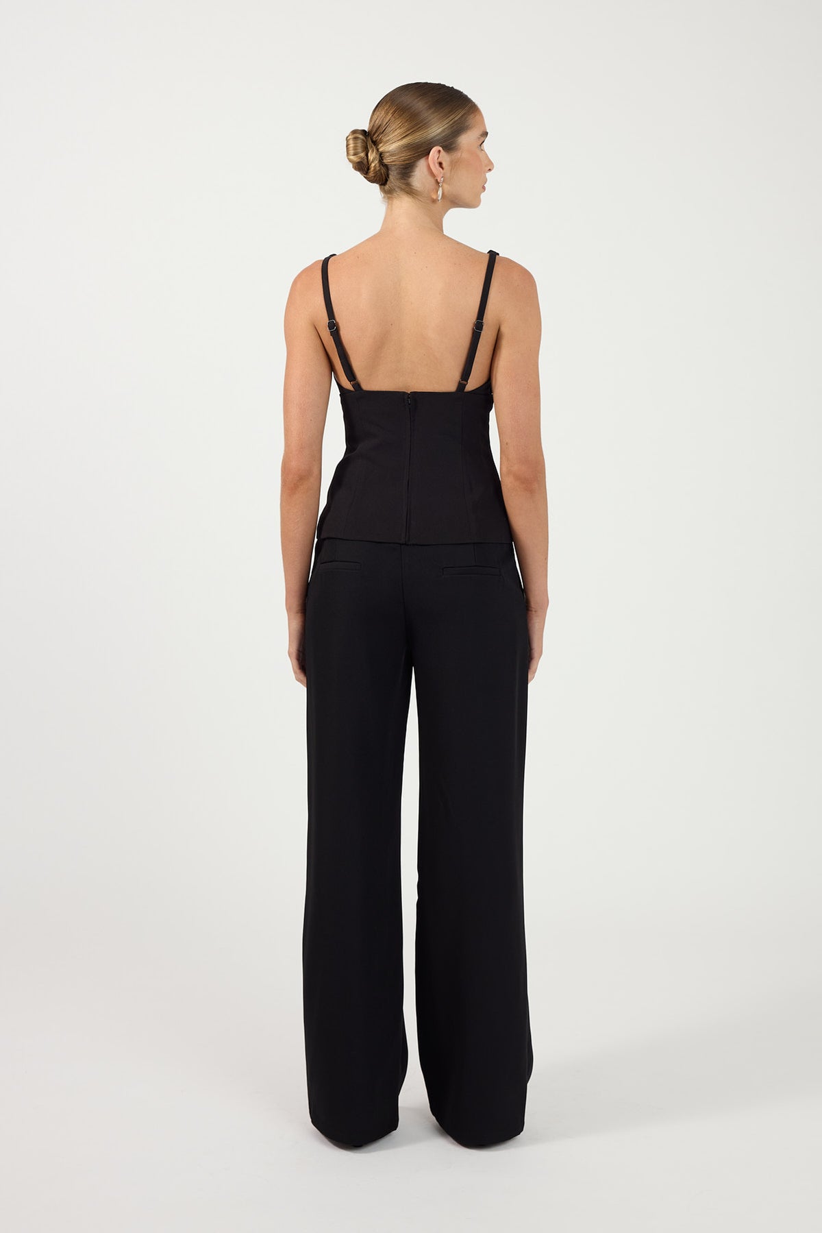 Perfect Stranger Effie Cowl Top Black