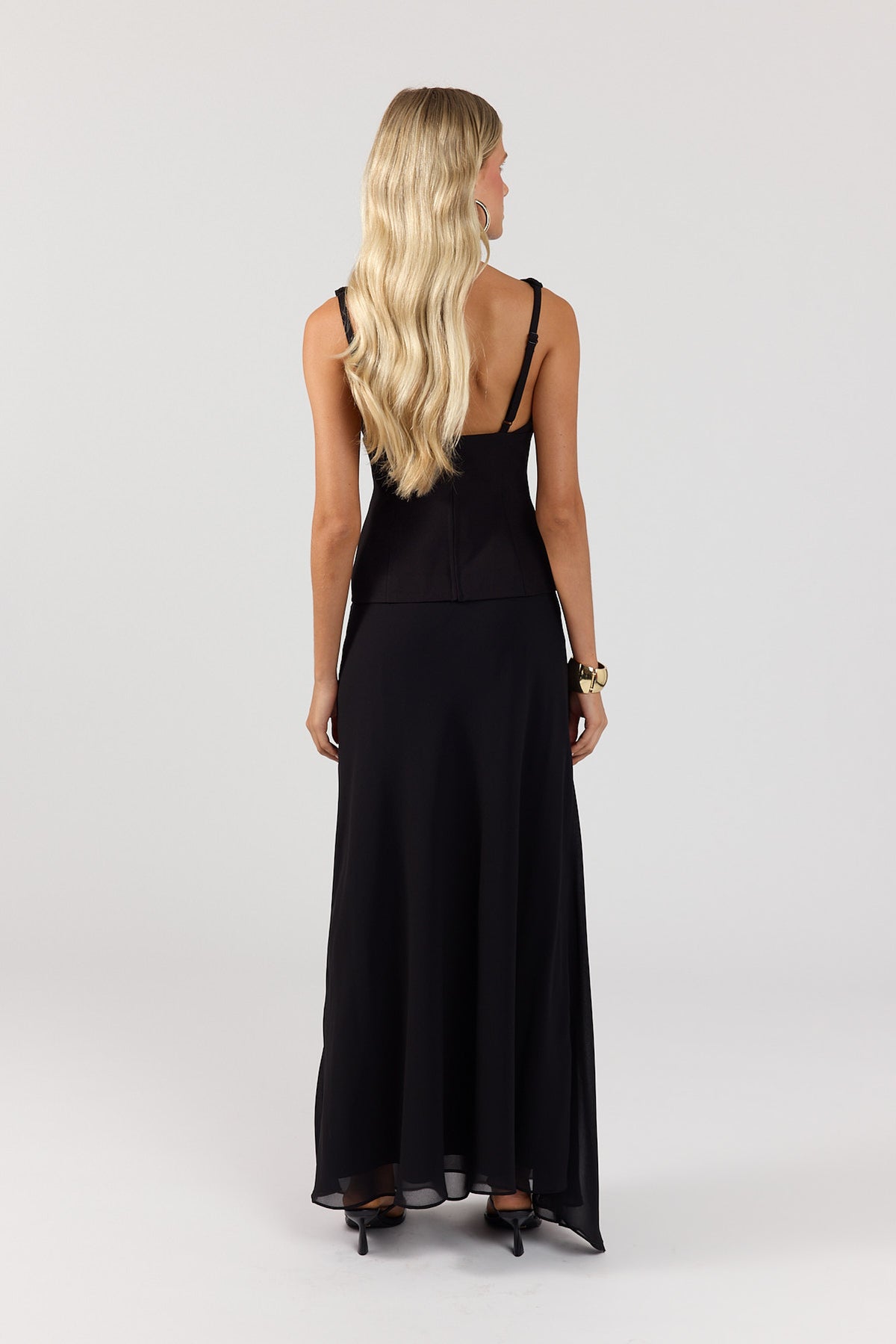 Perfect Stranger Effie Maxi Skirt Black