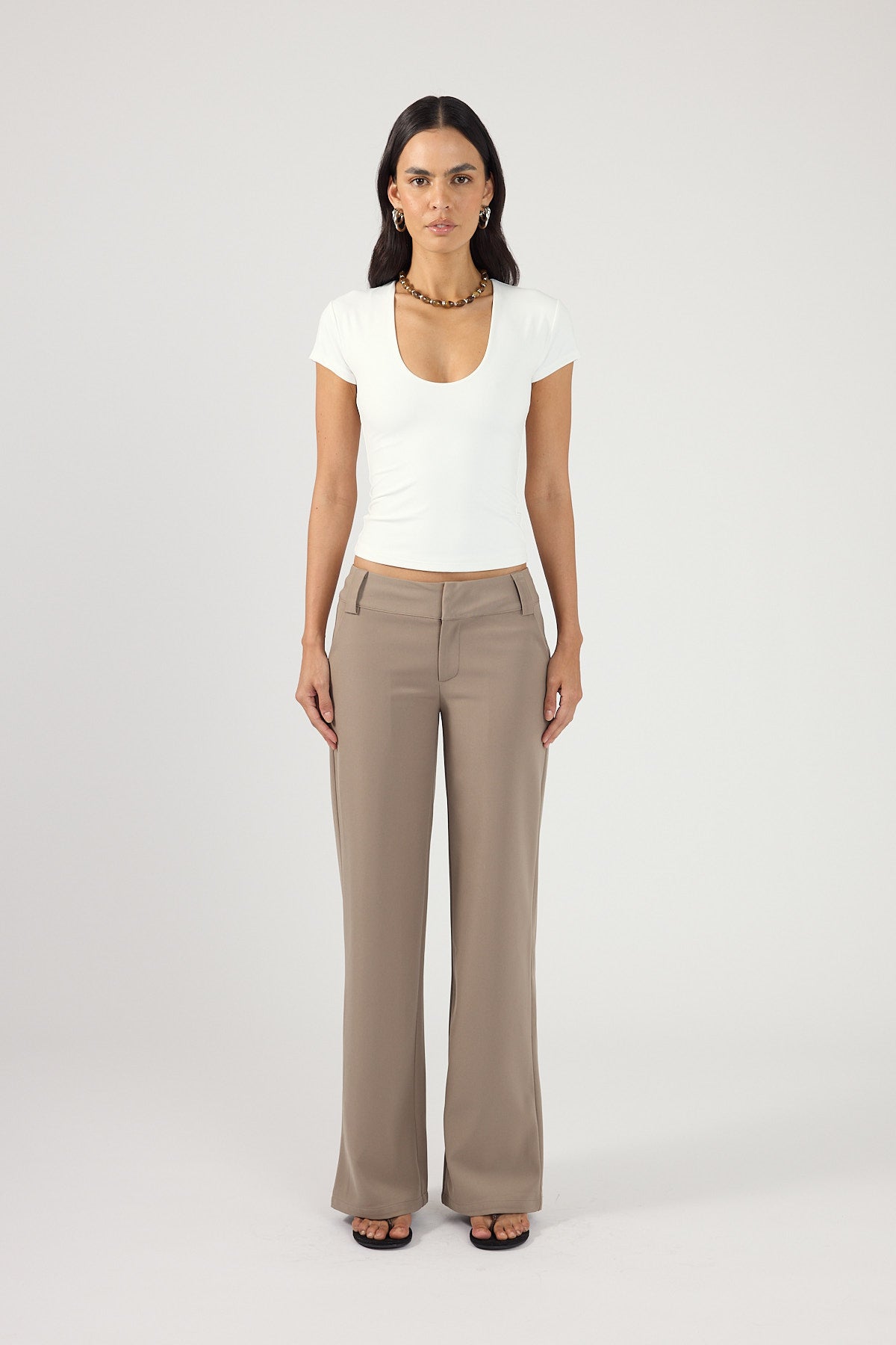 Perfect Stranger Cocona Low Rise Pant Taupe