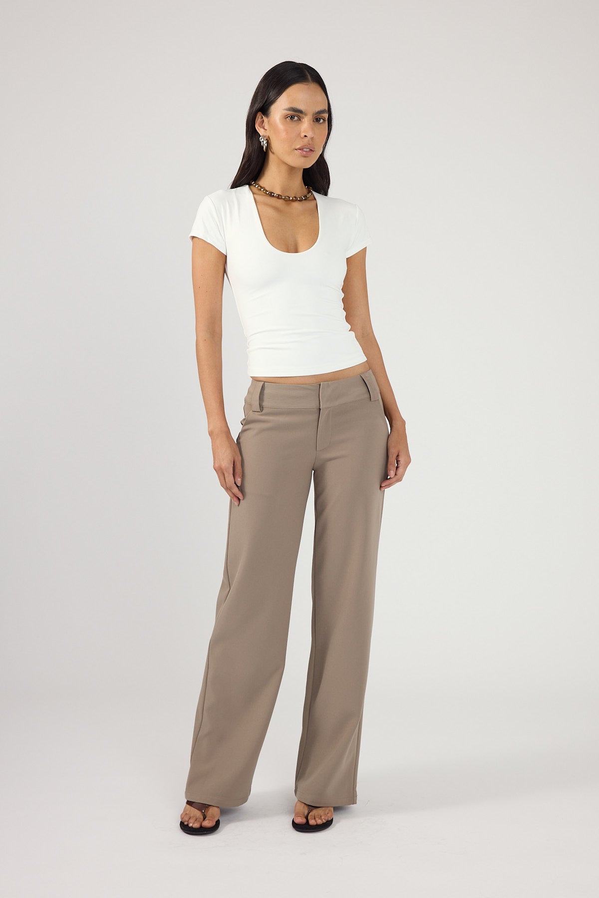 Perfect Stranger Cocona Low Rise Pant Taupe