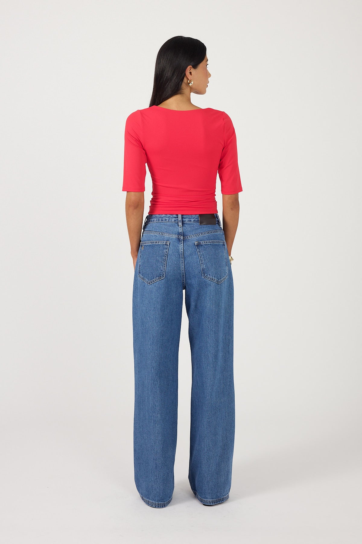 Perfect Stranger Mirella 3/4 Sleeve T-shirt Red