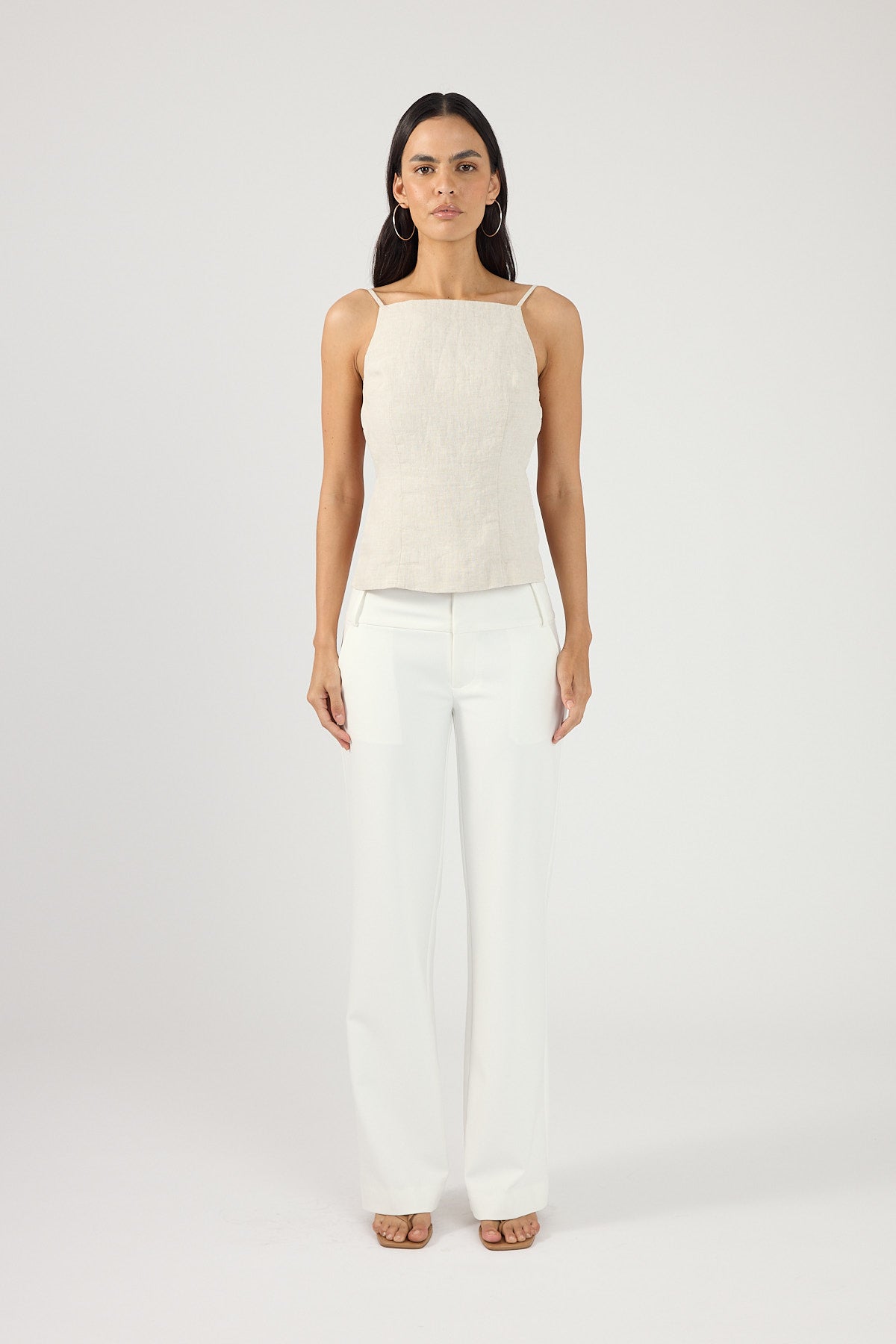 Perfect Stranger Esti Low Rise Pant White