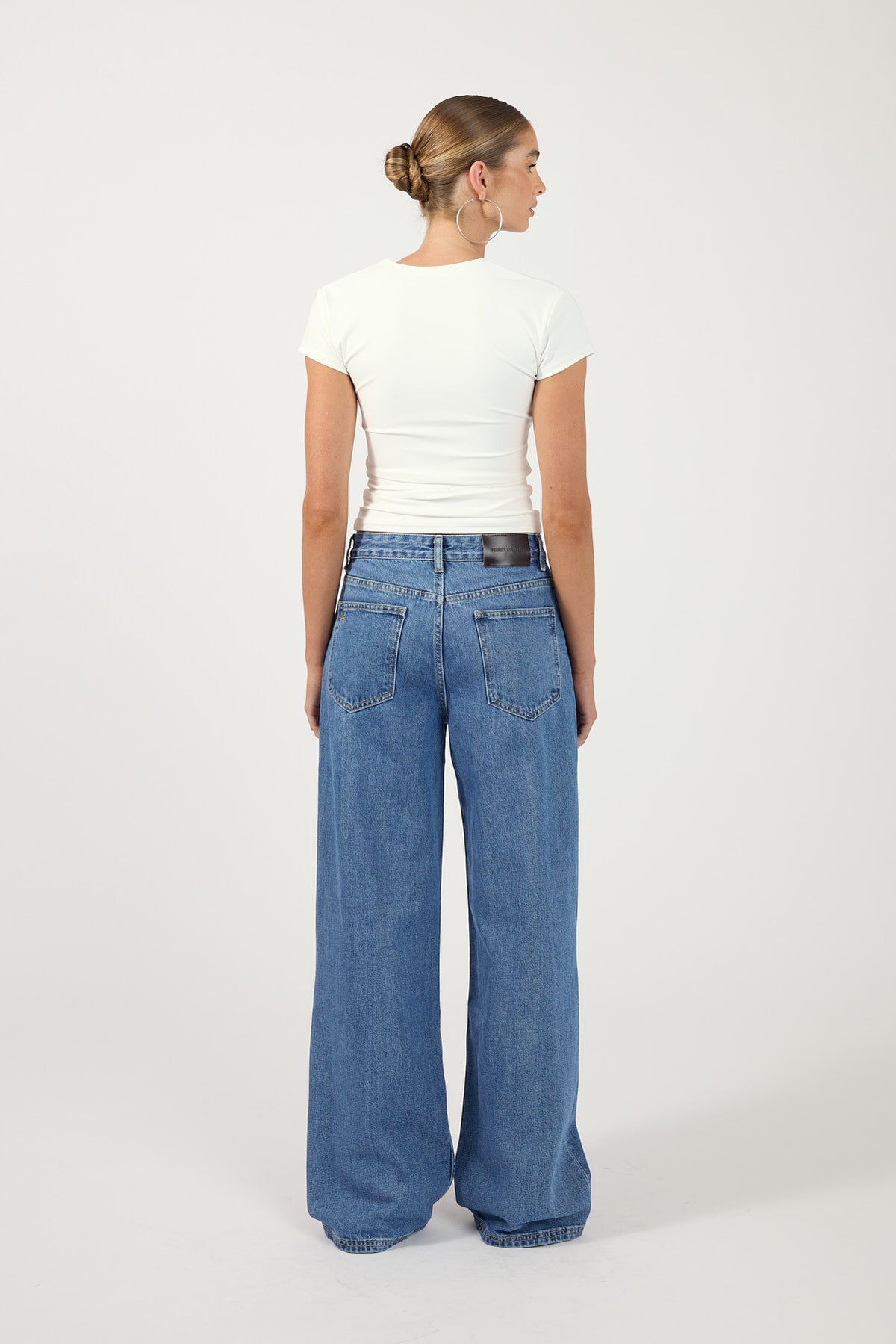 Perfect Stranger Ollie Scoop Neck T-Shirt White