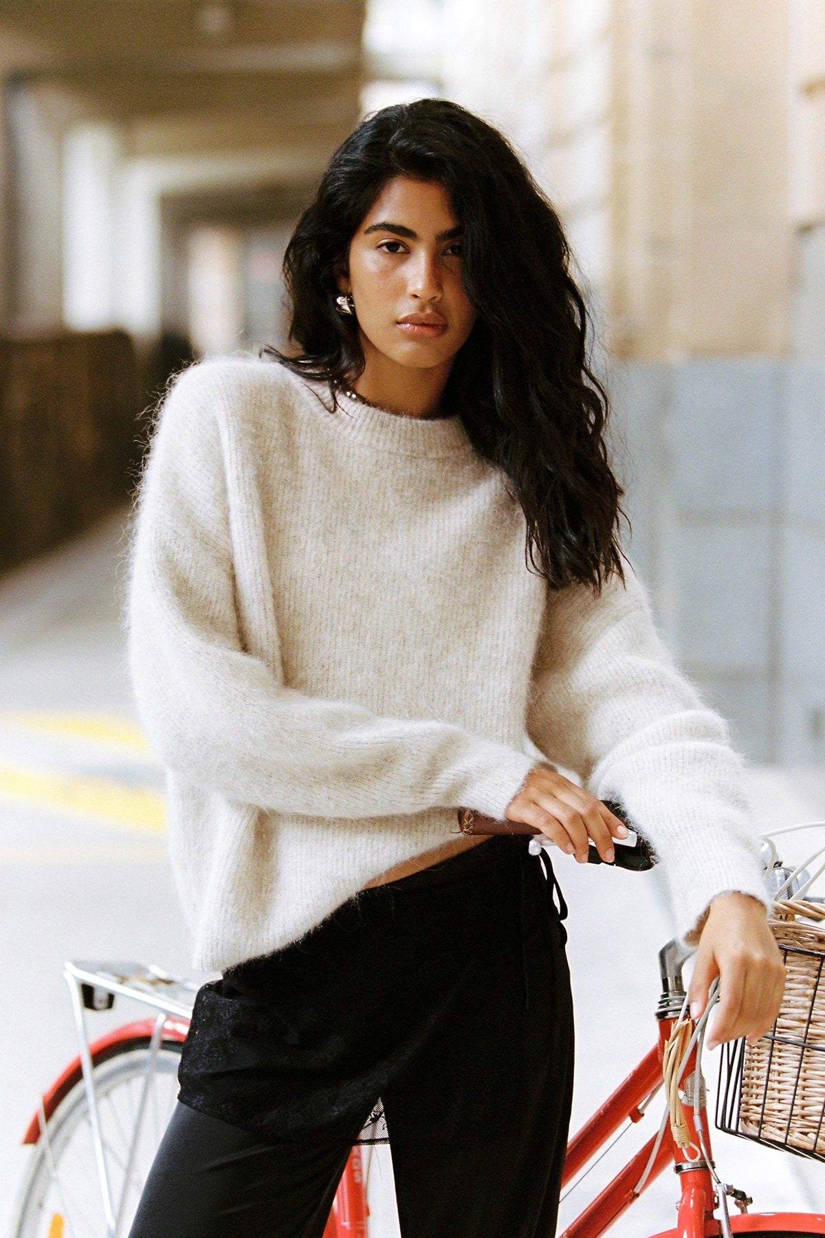 Perfect Stranger Cedar Knit Jumper Oatmeal