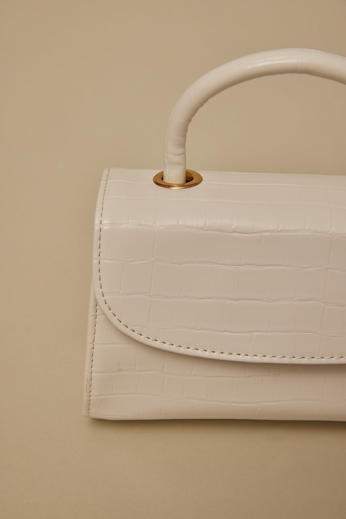 Token Dress Me Up Croc Handbag White