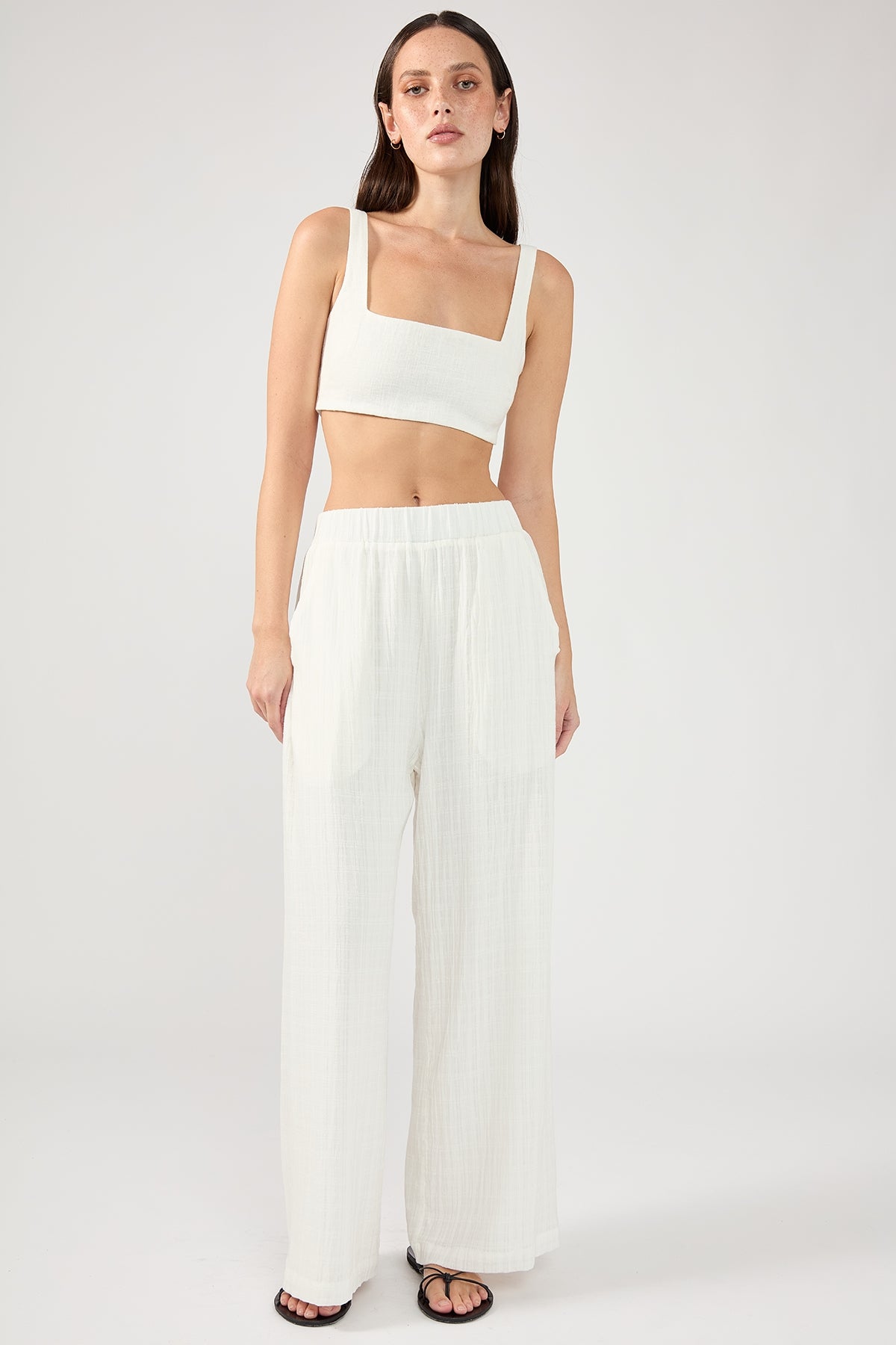 Perfect Stranger Beach Pant Cream