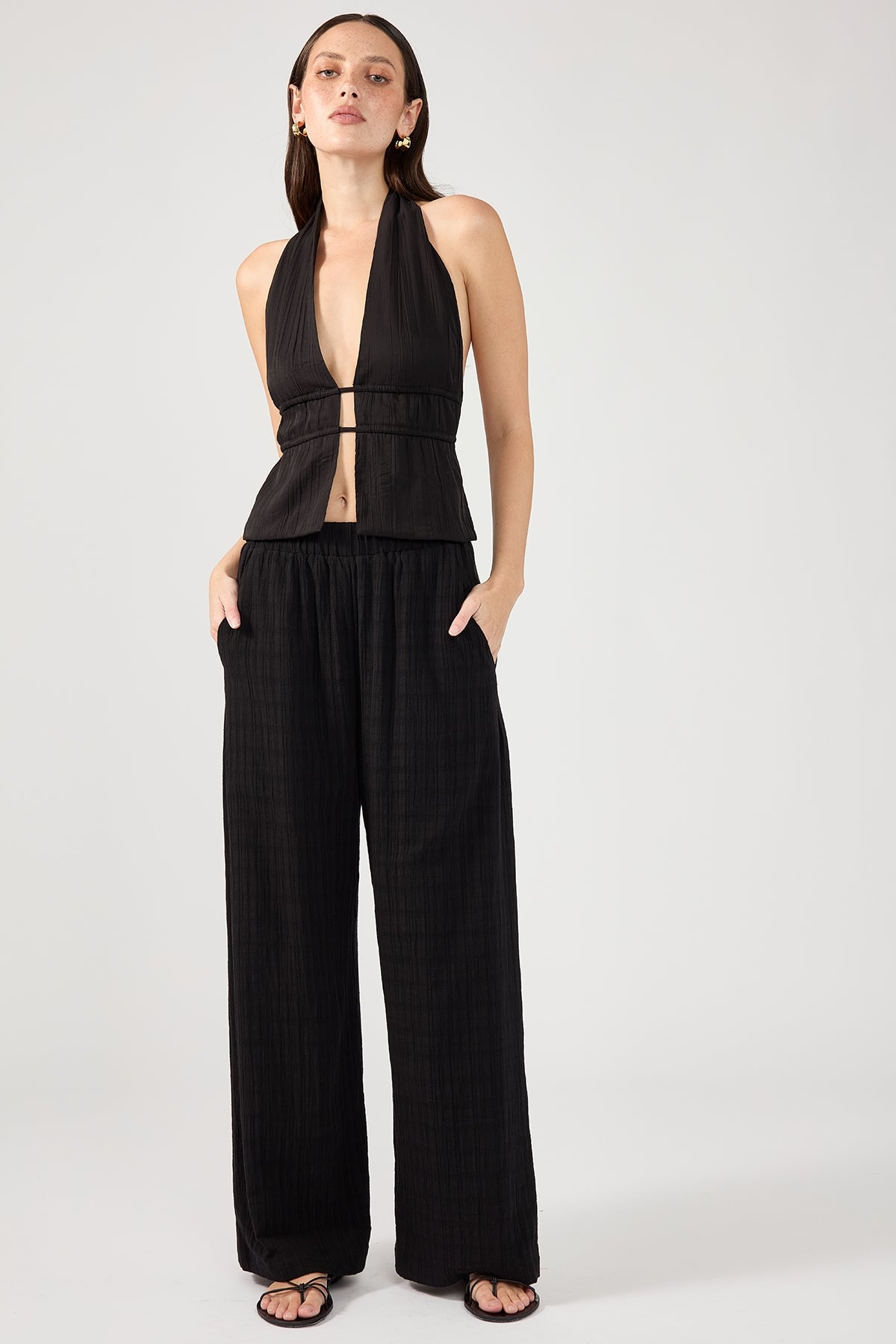 Perfect Stranger Beach Pant Black