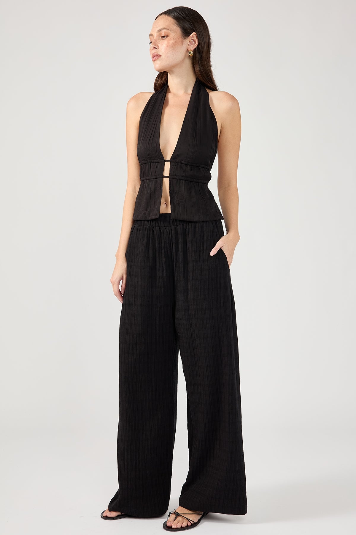 Perfect Stranger Beach Pant Black