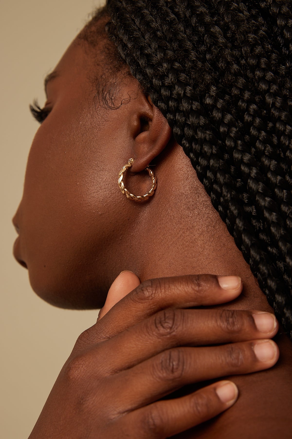 Token Twist Hoop Earring Pack Gold