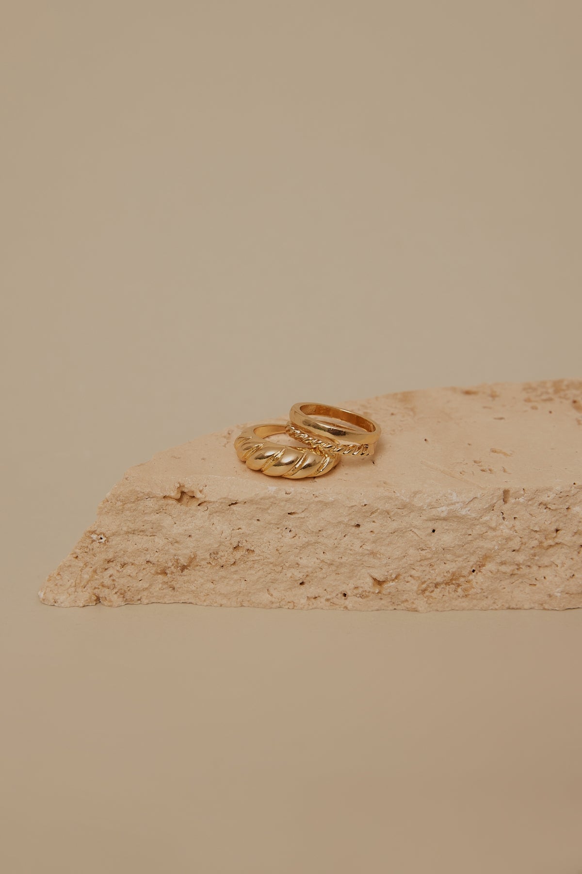 Token London Ring Set Gold