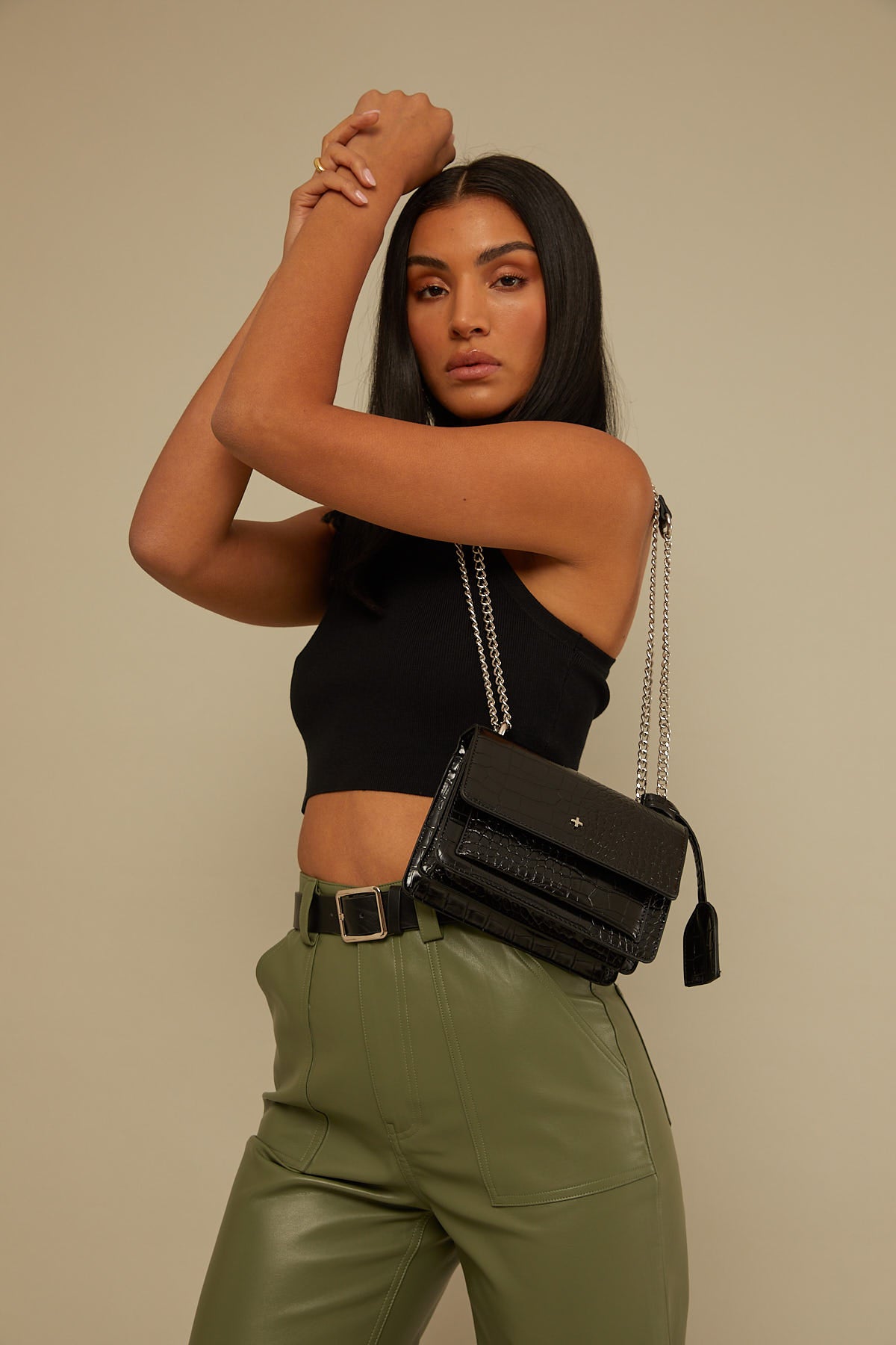 Peta And Jain Lissy Black Croc