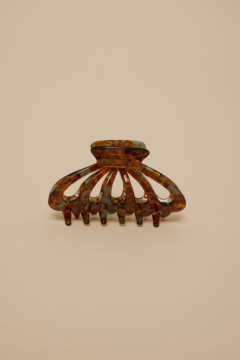 Token Dazzle Hair Claw Brown/Blue