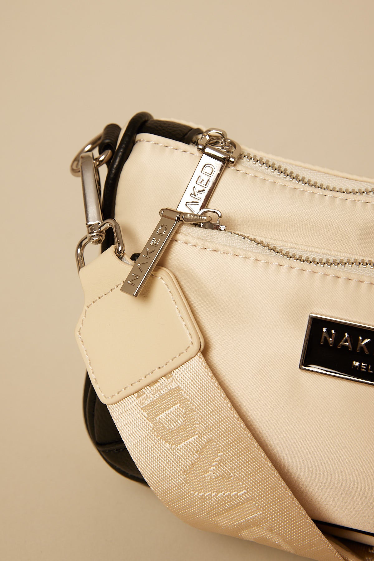 Nakedvice The Hunter Nylon Side Bag Cream