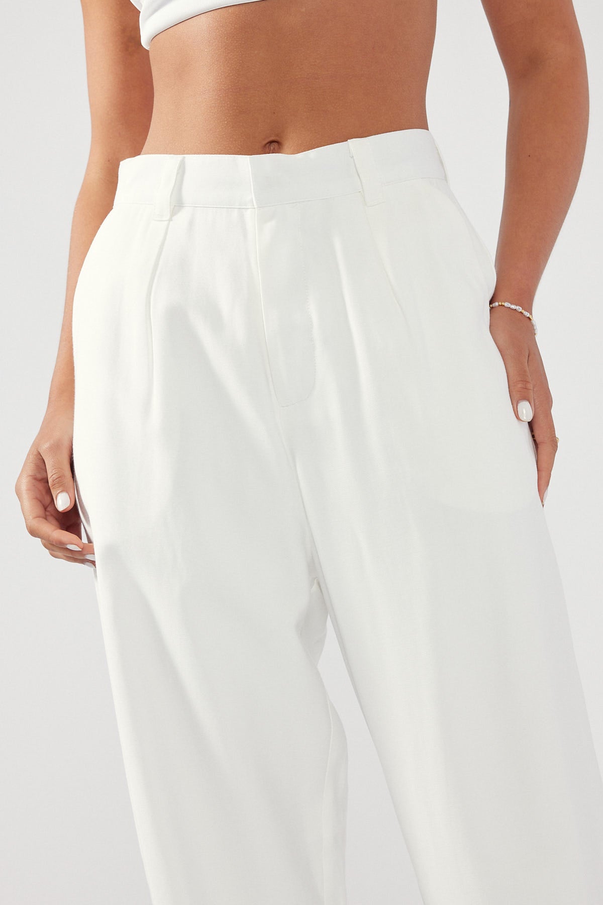 Perfect Stranger Stay With Me Pant White